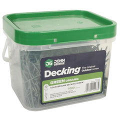 Decking Screw 8" x 2.1/2" Organic Green CSK Pozi Tub:1000 SDTY1825 - BF Specialist Timber