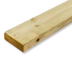 47 mm x 150 mm Eased-Edge Decking Joist Klin Dried C24 Treated Timber