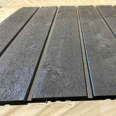 Spruce Black Coated Channel Cladding 25x150
