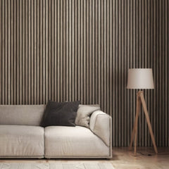 Walnut Slat Wall Panels - BF Specialist Timber
