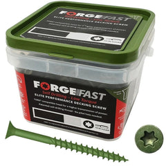 Forgefast Green Decking Screw 4.5 x 60mm 500 Tub