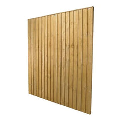 Feather Edge Pressure Treated Wooden Fence Panel